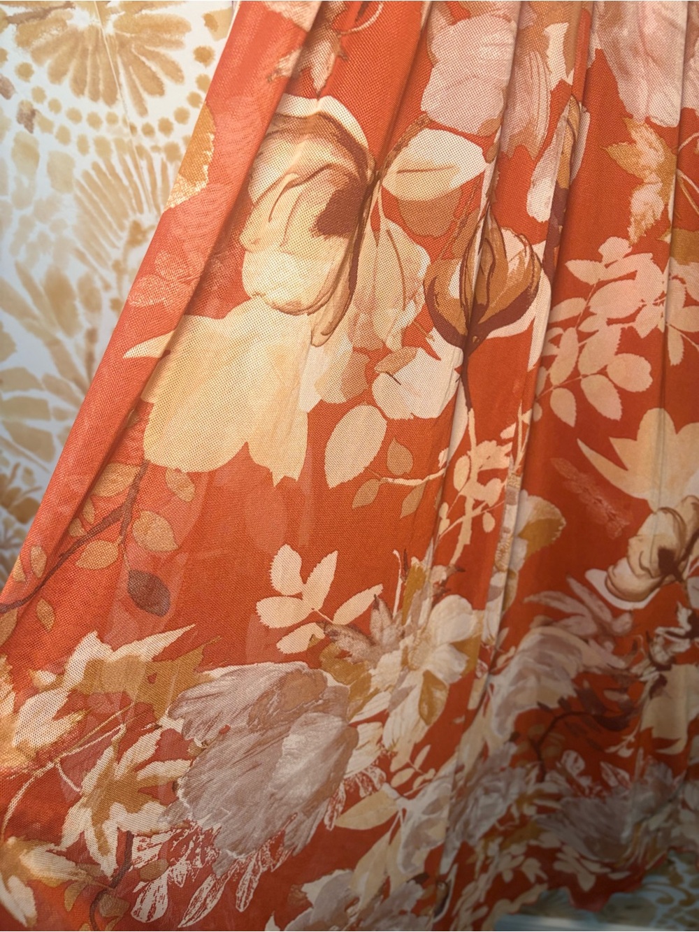 Kate & Lily Fall Floral Dress 8 Romantic Boho Cottagecore Botanical Fall Wedding - Picture 8 of 11